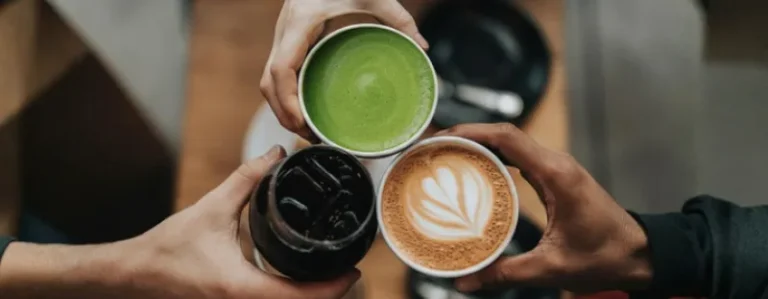 Kopi teh matcha